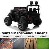 24V Jeep Wrangler 2 Seater Classic Ride on Car Toy with Remote Control and MP3 Player