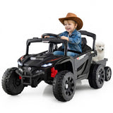 12V UTV Crawler With Trailer 1 Seater Ride On Car