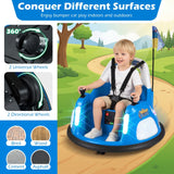 Costway 12V Kids Ride-On Bumper Car with Remote Control
