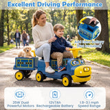 Chuggington 12V Licensed 3-Seater Kids Ride-On Train Toy