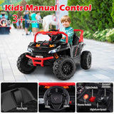Costway 12V Kids Ride-On Truck UTV Toy with Remote Control