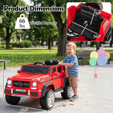 Costway 12V Kids Ride-On Mercedes-Benz Car Toy with Remote Control