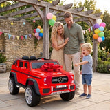 Costway 12V Kids Ride-On Mercedes-Benz Car Toy with Remote Control