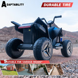 12V ride on car for kids with suspension, soft start pedal, and MP3 player