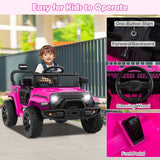 Costway 12V Kids Ride-On Truck Toy with Remote Control