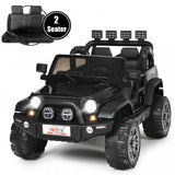 12V 2-Seater Ride on Car Truck with Remote Control and Storage Room