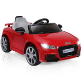 12V Kids Ride On Car with Remote Control Lockable Doors Slow Start System and LED Lights
