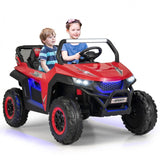 12V 2-Seater Kids Ride on UTV with Slow Start Function and Music Player 92880