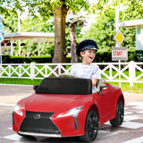 Costway 12V Licensed Lexus Kids Ride-On Car Toy with Remote Control
