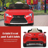 Costway 12V Licensed Lexus Kids Ride-On Car Toy with Remote Control
