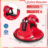 Costway 12V Kids Ride-On Bumper Car with Remote Control