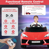 12V Chevrolet Corvette C8 Electric Kids Ride On Car with Remote Control Ages 3+ Years Old