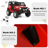 Costway 12V Kids Ride-On Truck Toy with Remote Control