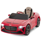 12V Powered Car Kids Ride-on Racer Car Licensed Bentley Bacalar