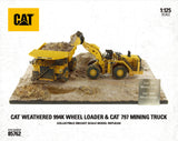 1:125 Scale Weathered 994K Wheel Loader & CAT 797 Mining Truck, Weathered Series, 85762
