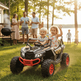 Kids Vip MegaTrek Advanced Edition 2-Seater Ride On Buggy Black