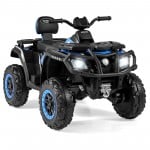Costway 24V Kids ATV Ride-On Toy with 4 Motors and LED Lights