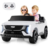 Costway 24V Licensed Cadillac Kids Ride-On Truck Toy with Remote Control