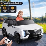 Costway 24V Licensed Cadillac Kids Ride-On Truck Toy with Remote Control