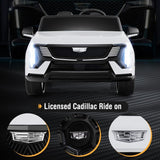 Costway 24V Licensed Cadillac Kids Ride-On Truck Toy with Remote Control