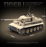 German Tiger I - 1361Pcs