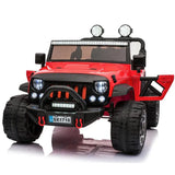 Kids on wheelz 12v jeep ride on car in red
