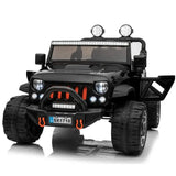 Kids on wheelz 12v jeep ride on car in black
