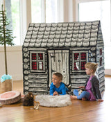 Log Cabin Play Tent -Three Little Piggy Cabin