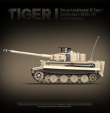 German Tiger I - 1361Pcs