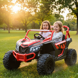 MegaTrek Pro Kids Ride on UTV Buggy Red