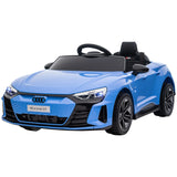 Aosom Ride-On Toy On Car with Remote Control, 12V 3.1 MPH Electric Ride for Kids w/ Suspension System, Horn Honking, White