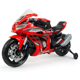 INJUSA 12V CBR Sport Edition Official Honda Motorcycle for Kids, Stabilizer Wheels