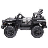 Monster Jeep Truck S609 24V 4x4 Two Seater Electric Kids Ride On Off Road Leather Seat Rubber Wheel