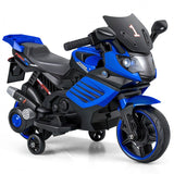 Costway 6V Kids Motorcycle Ride-On Toy with Headlights and Music