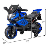 Costway 6V Kids Motorcycle Ride-On Toy with Headlights and Music