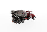 1:50 Western Star 4700 SF Concrete Mixer - Metallic red cab + Gun metal dump, 71033