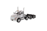 1:50 Kenworth T880S SBFA Day Cab Tandem Tractor with Pusher Axle- Metallic White cab, 71058 *INCOMING JUNE