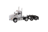 1:50 Kenworth T880S SBFA Day Cab Tandem Tractor with Pusher Axle- Metallic White cab, 71058 *INCOMING JUNE