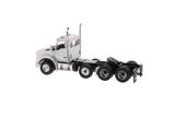 1:50 Kenworth T880S SBFA Day Cab Tandem Tractor with Pusher Axle- Metallic White cab, 71058 *INCOMING JUNE
