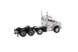 1:50 Kenworth T880S SBFA Day Cab Tandem Tractor with Pusher Axle- Metallic White cab, 71058 *INCOMING JUNE