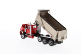 1:50 Western Star 4900 SF Dump Truck - Red cab/Matte Silver plated dump body, Transport Series, 71067 *INCOMING JUNE