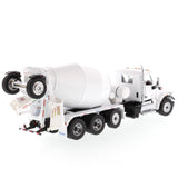 1:50 Peterbilt 567 SFFA Tandem with Pusher & Tag Axles with McNeilus Bridgemaster Mixer, White, Transport Series, 71074