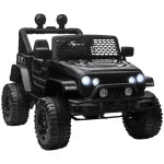 Aosom 12V Kids Ride-On Car Toy with Remote Control Black