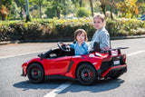 Freddo Kids Lamborghini Aventador 24V 2-Seater Ride-On Car