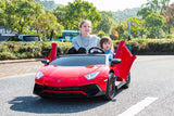 Freddo Kids Lamborghini Aventador 24V 2-Seater Ride-On Car