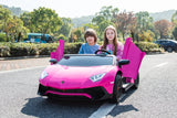 Freddo Kids Lamborghini Aventador 24V 2-Seater Ride-On Car