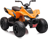 McLaren MCL 35 Kids Quad ATV 12V Ride on Car with LED Lights and Music