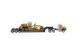 1:87 Cat CT660 Day Cab Tractor with Lowboy Trailer and Cat 163H Motor Grader, 84414