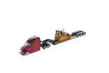 1:87 Peterbilt Model 579 UltraLoft Tandem Tractor with Lowboy Trailer and Cat D5M Dozer, 84419