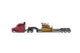1:87 Peterbilt Model 579 UltraLoft Tandem Tractor with Lowboy Trailer and Cat D5M Dozer, 84419